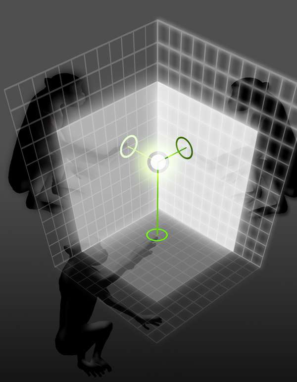 Illustration of Dr. Miguel Nicolelis's brain-brain interfaces. (Credit: Katie Zhuang/Nicolelis Lab/Duke)