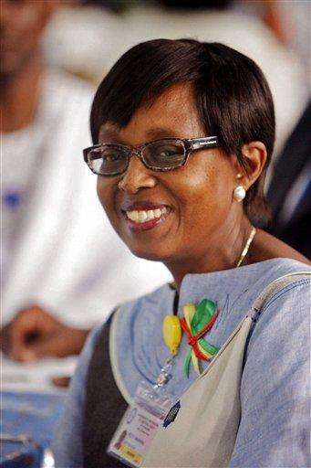  
              Botswana doctor Matshidiso Moeti, as she attends a World Health Organization meeting in the city of Cotonou, Benin, Wednesday, Nov. 5, 2014. As Ebola continued to burn its way through three West African countries, the World Health Organization on Wednesday elected its next Africa director, Botswana doctor Matshidiso Moeti, a longtime veteran of the U.N. agency. (AP Photo/Valentin Salako)
             