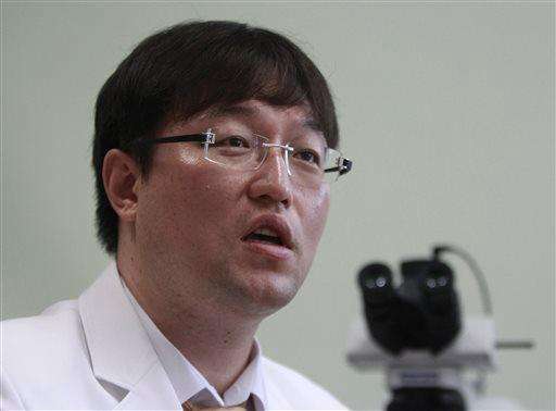  
              In this Sept. 5, 2014 photo,  Ryu Young-joon speaks during an interview at Kangwon National University Hospital in Cuncheon, South Korea. Ryu, the whistle-blower who exposed breakthrough cloning research as a devastating fake says South Korea is still dominated by the values that allowed science fraudster Hwang Woo-suk to become an almost untouchable national hero. (AP Photo/Joyce Lee)
             