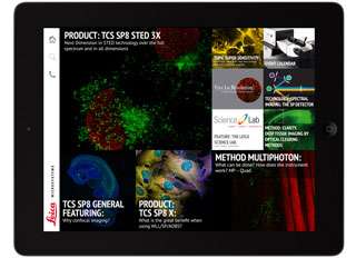 Leica Microsystems’ “Confocal” app offers interesting and helpful articles on confocal technologies and methodologies as well as products.