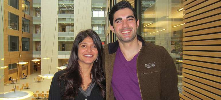 UBC’s Shernaz Bamji and Stefano Brigidi have discovered how brain cells change during learning and memories. (Source: UBC)